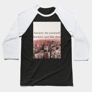 Society Baseball T-Shirt